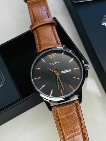 Day Date Brown Black Watch