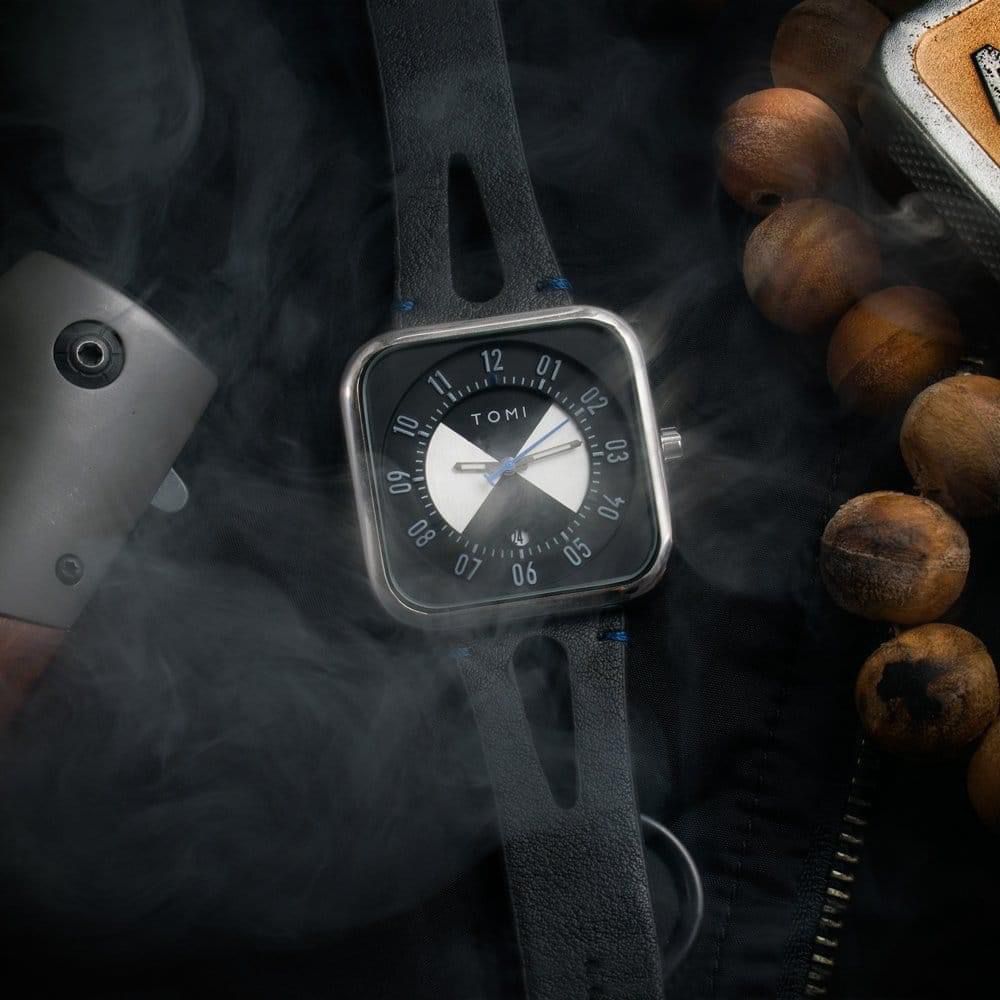 Checkered Square Watch