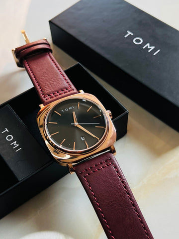 Coffee Gold Business Class Watch